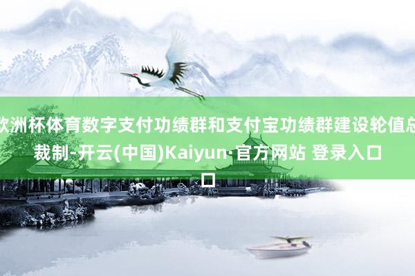 欧洲杯体育数字支付功绩群和支付宝功绩群建设轮值总裁制-开云(中国)Kaiyun·官方网站 登录入口
