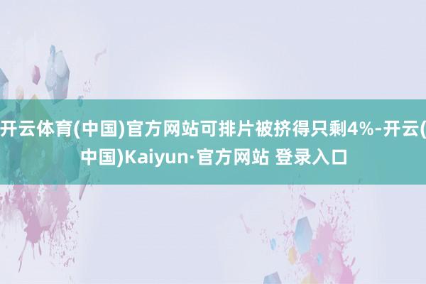 开云体育(中国)官方网站可排片被挤得只剩4%-开云(中国)Kaiyun·官方网站 登录入口