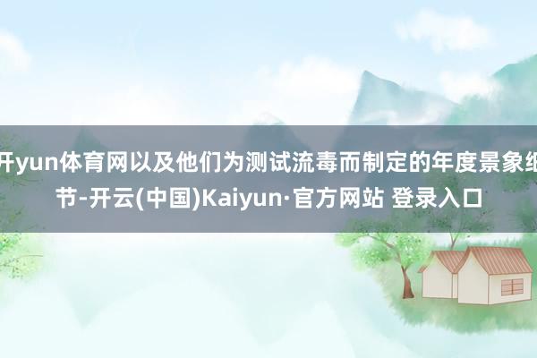 开yun体育网以及他们为测试流毒而制定的年度景象细节-开云(中国)Kaiyun·官方网站 登录入口