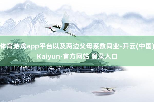 体育游戏app平台以及两边父母系数同业-开云(中国)Kaiyun·官方网站 登录入口